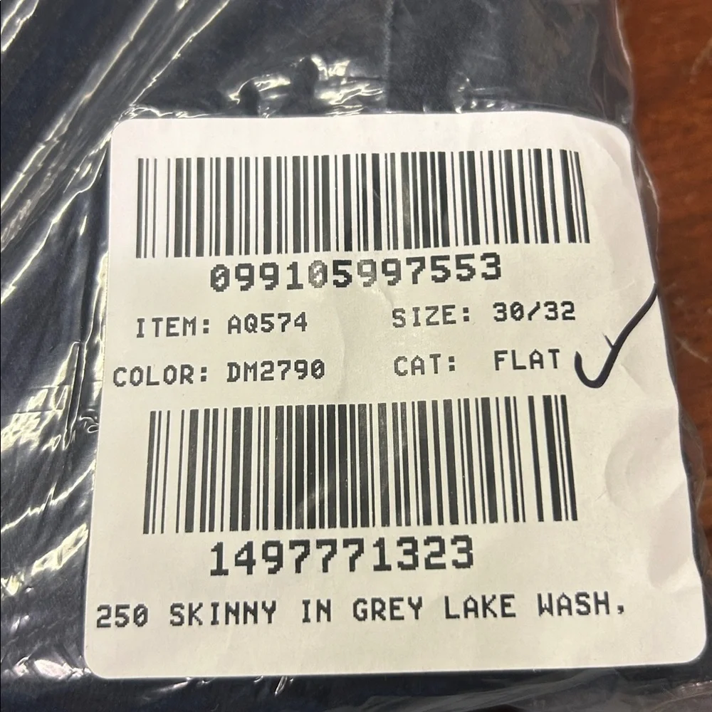 J Crew 50 Skinny-fit stretch jean in deep lake wash AQ574